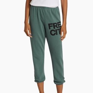 Freecity Cotton Logo Sweatpants